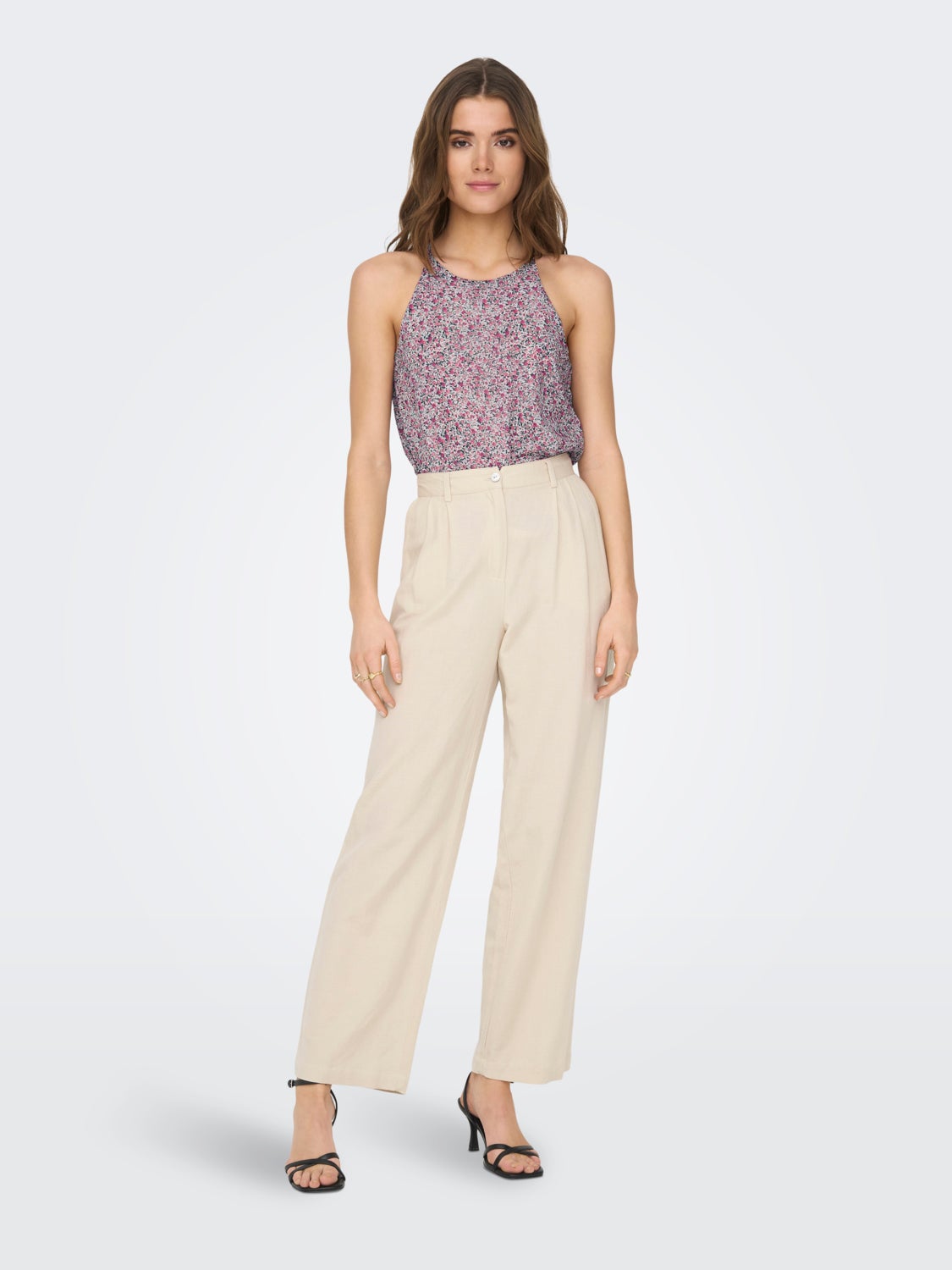 Halterneck Top with cut-out back