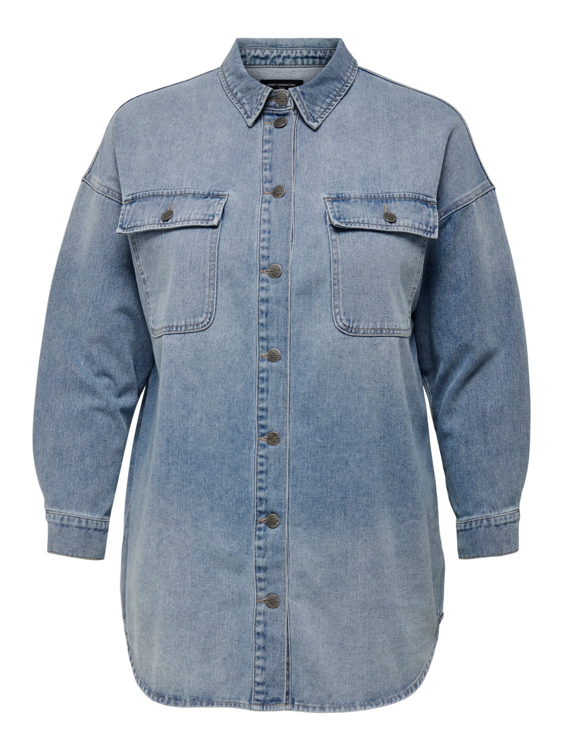 Curvy long sleeved Denim shirt