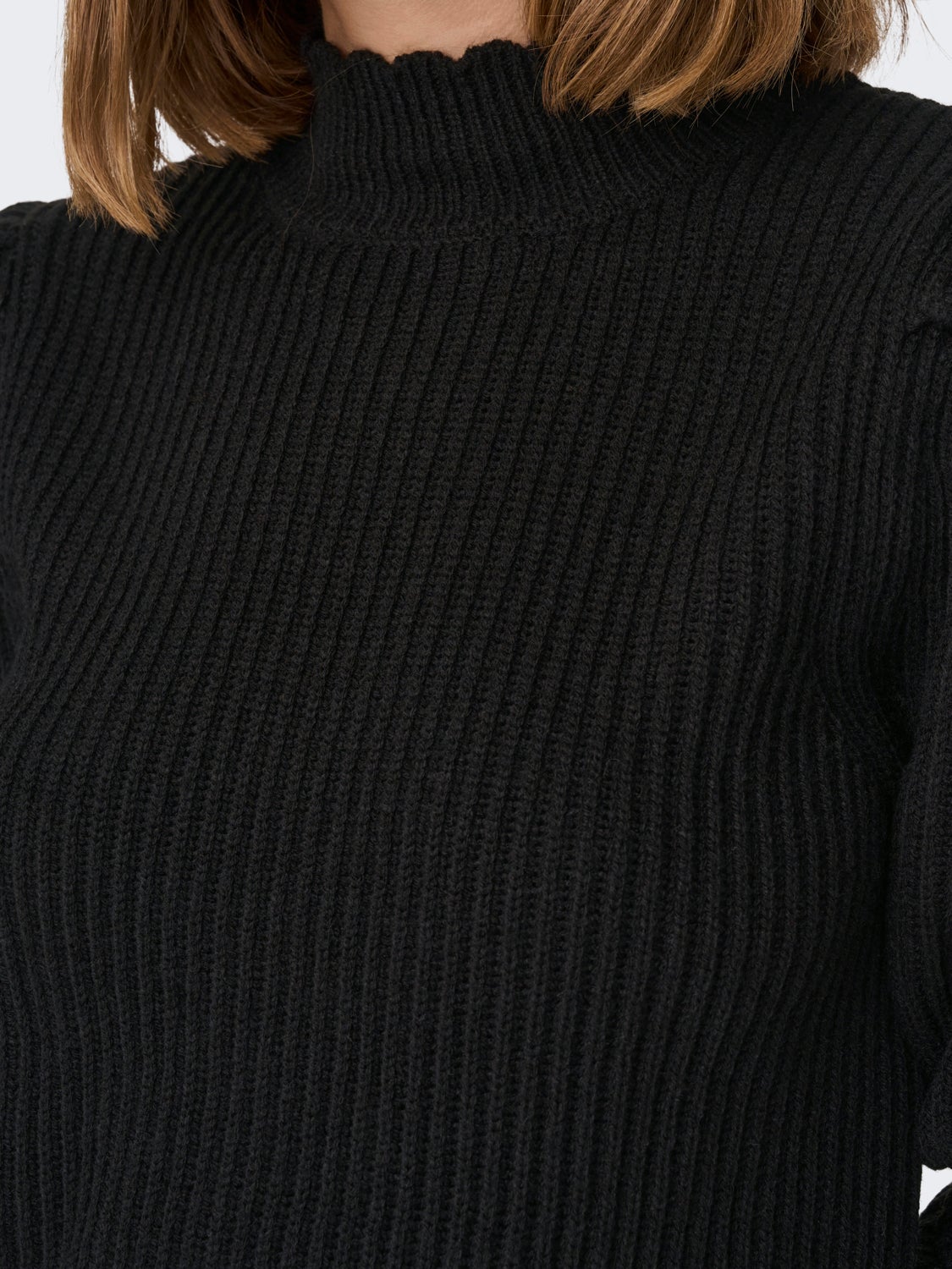 high neck Knitted Top