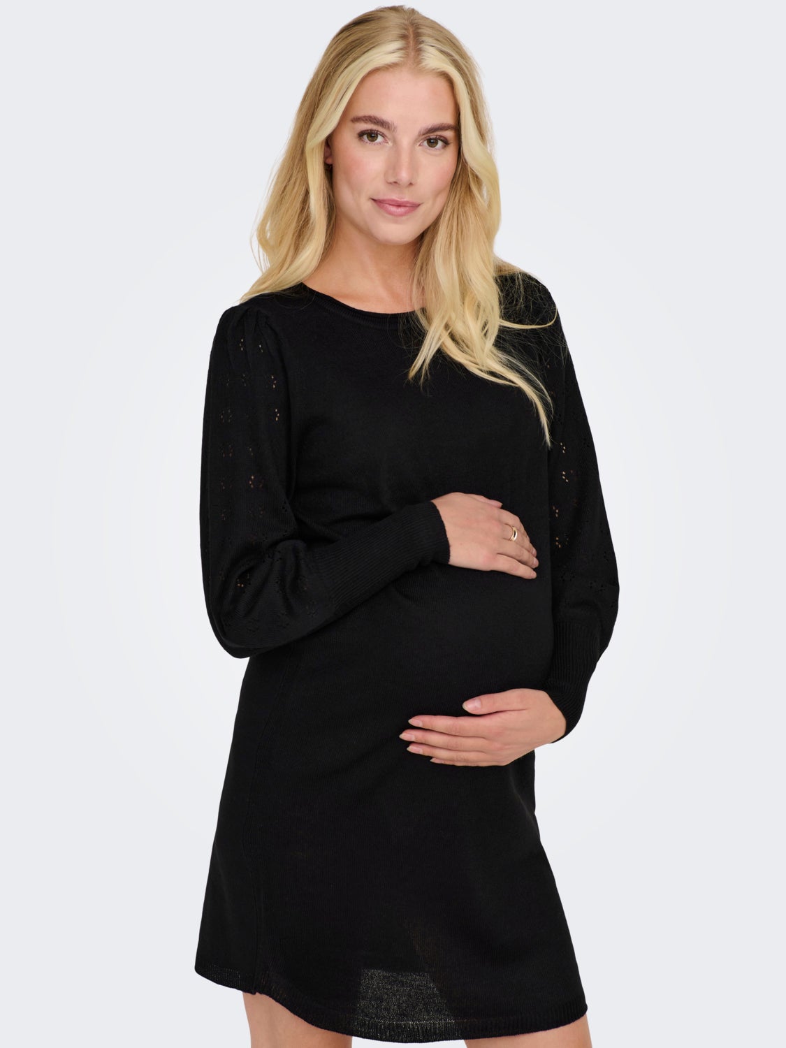 Mama Long sleeved Knitted Dress