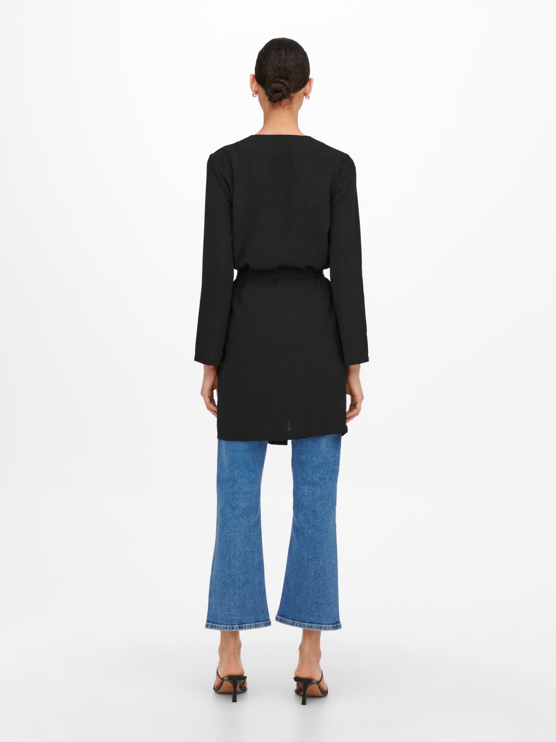 Cozigan with tie belt