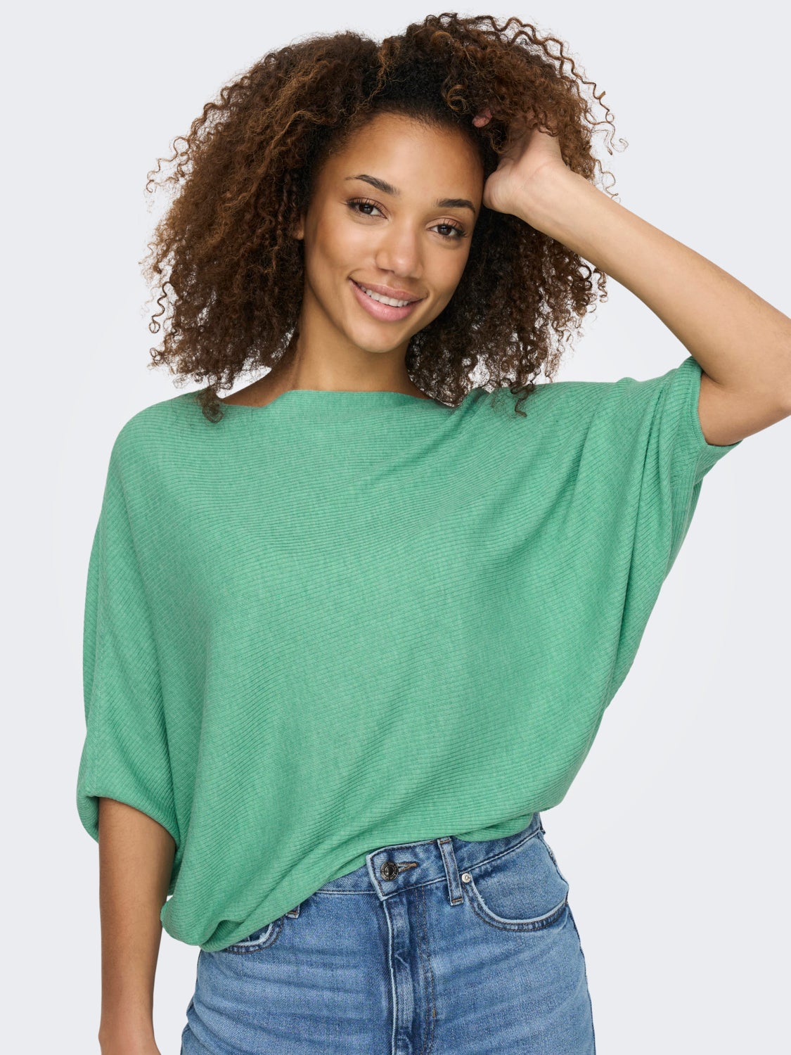 Batsleeve Knitted Pullover