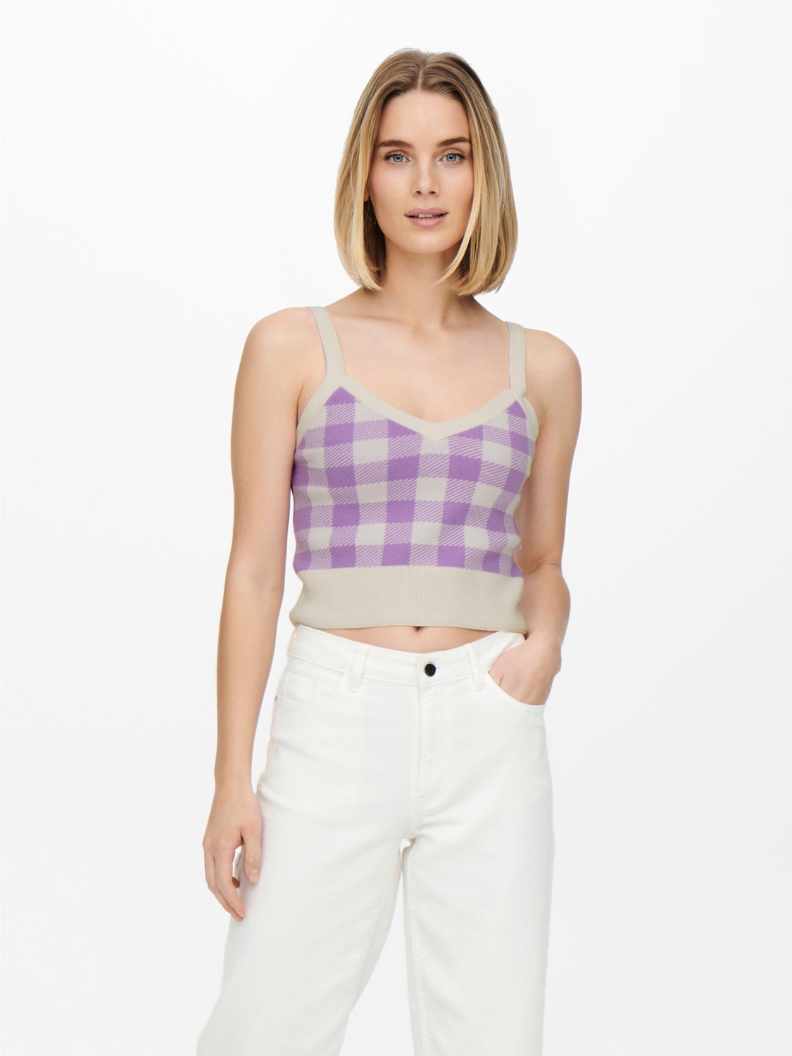 Cropped knit Top