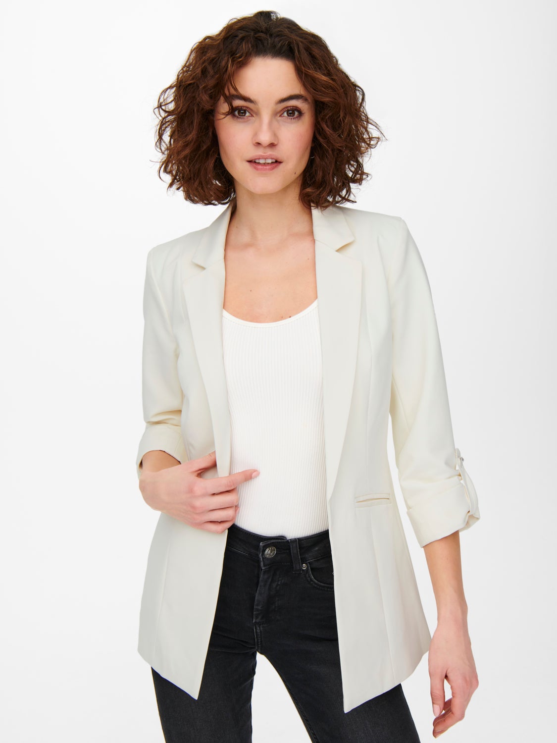 Long 3/4 sleeved blazer