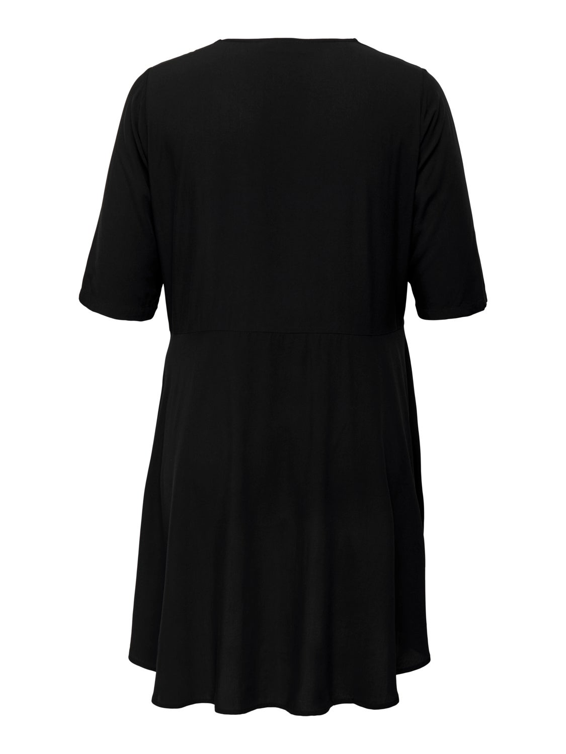 Curvy V-neck viscose Dress