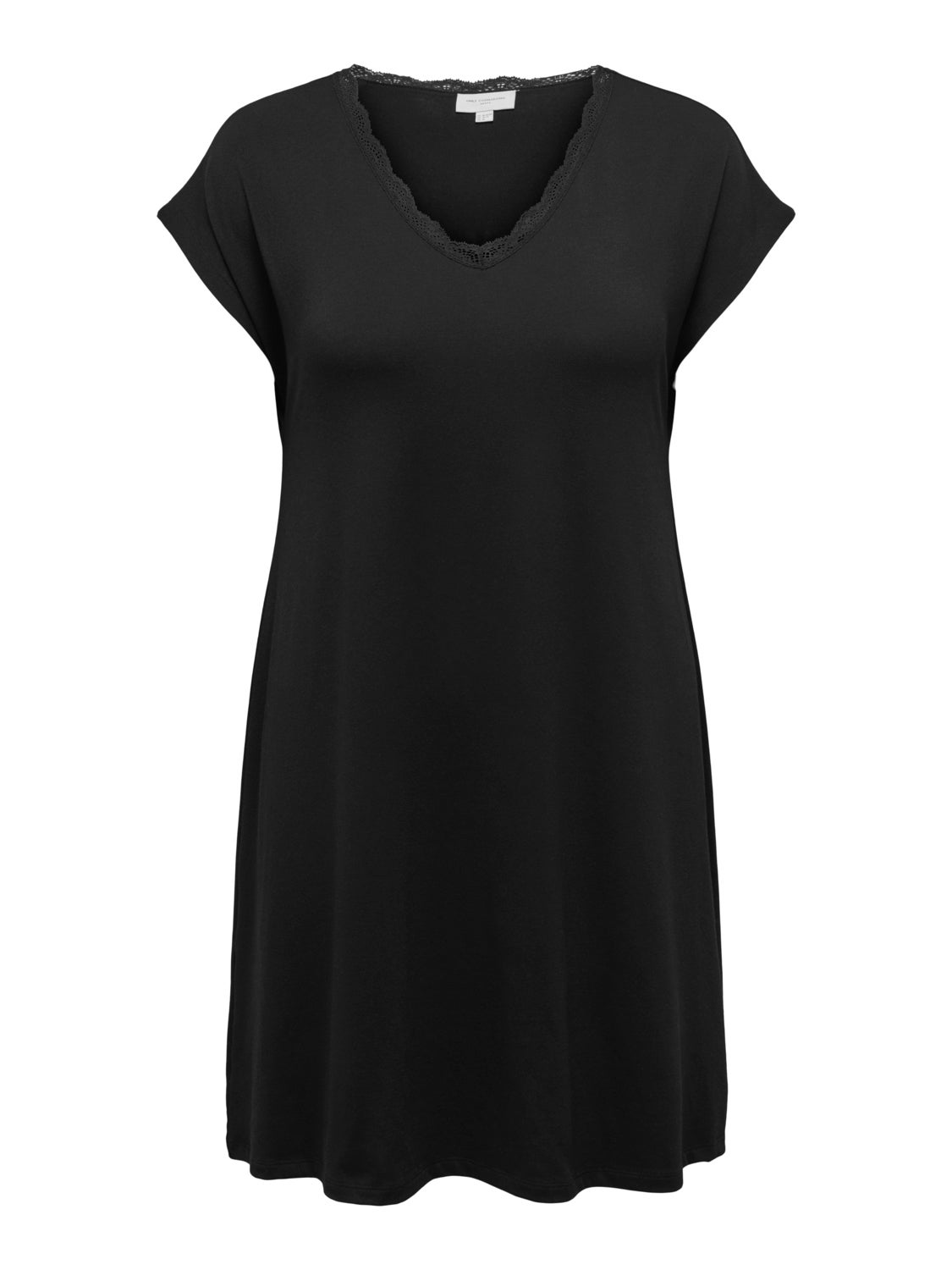 Curvy Dress With Lace Edge