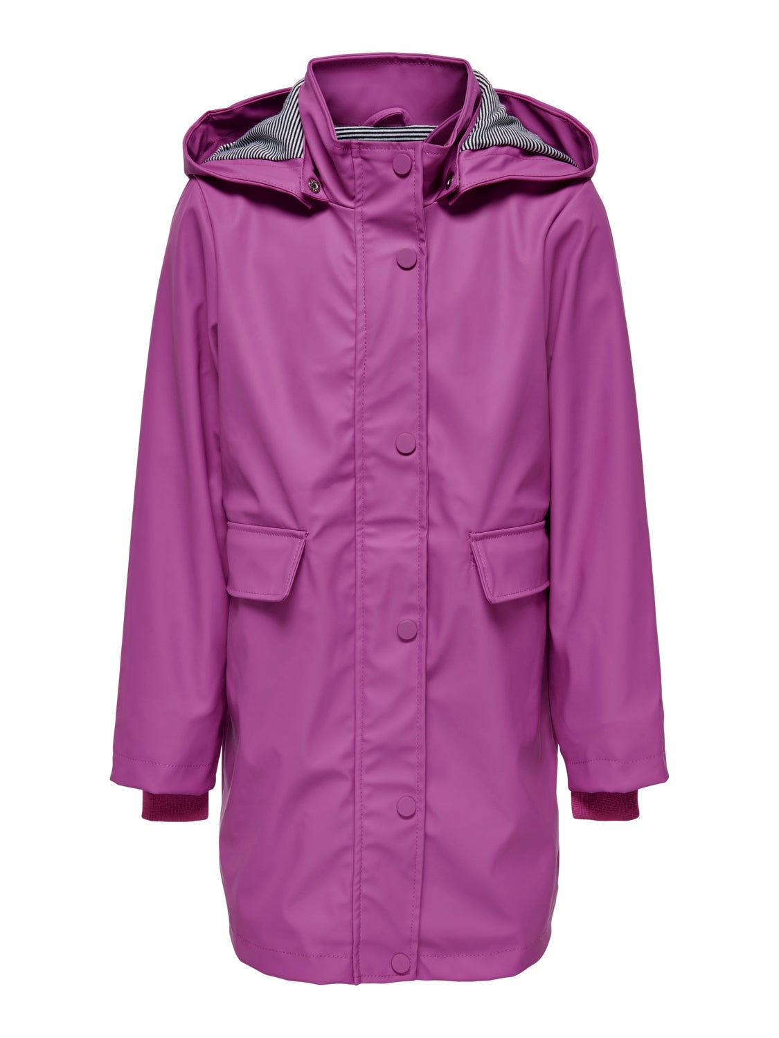 Long Solid Colored Rain jacket