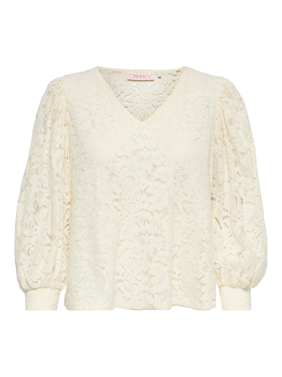 Regular Fit V-Neck Volume sleeves Top