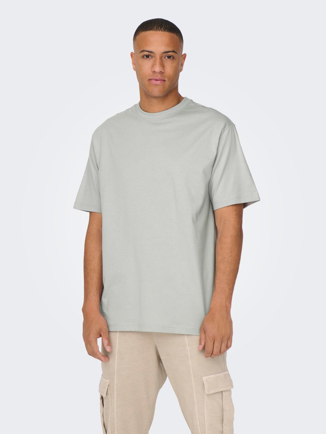 Oversized o-hals t-shirt