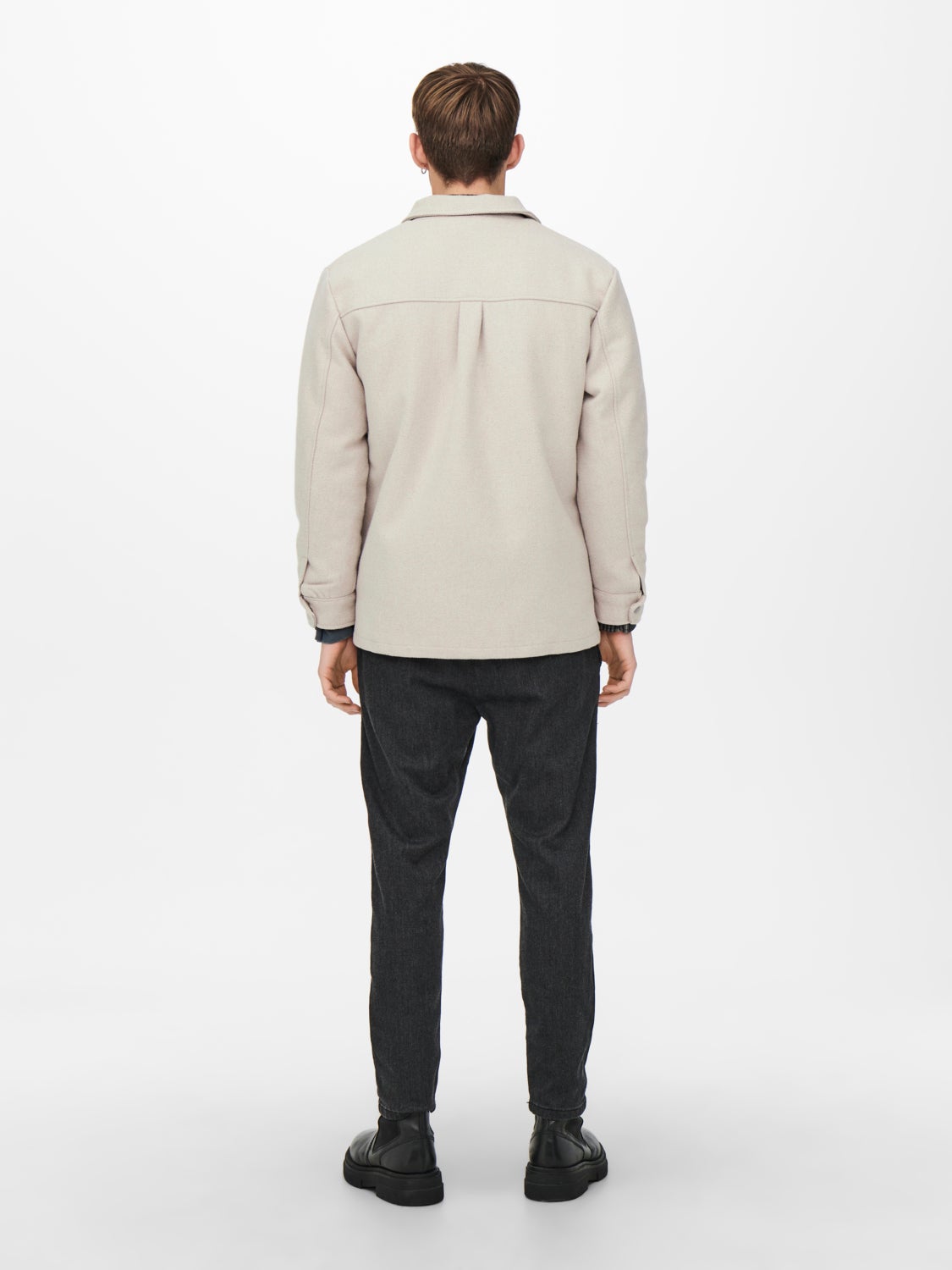 Loose Fit Wool Jacket