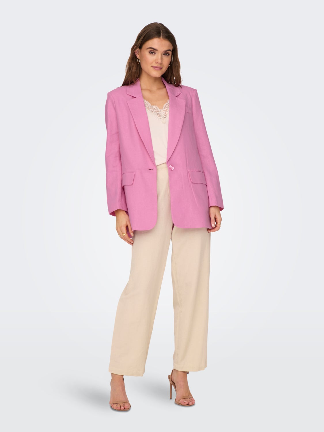 Oversize Fit Reverse Blazer
