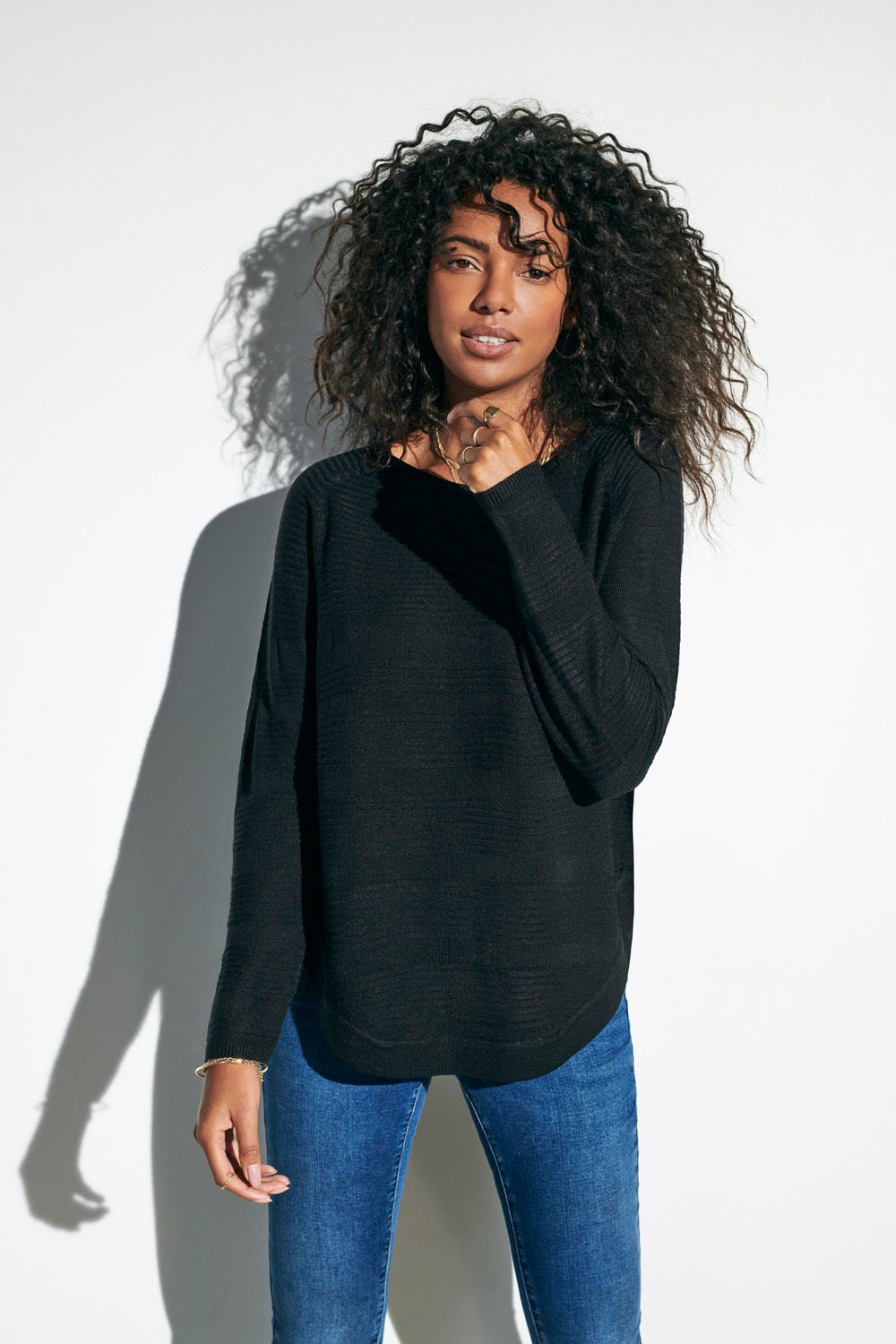 Texture Knitted Pullover