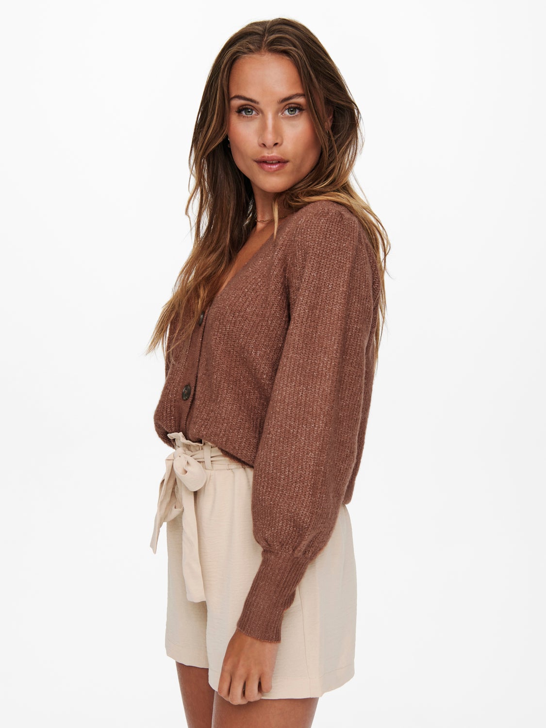 Rib Knitted Cardigan