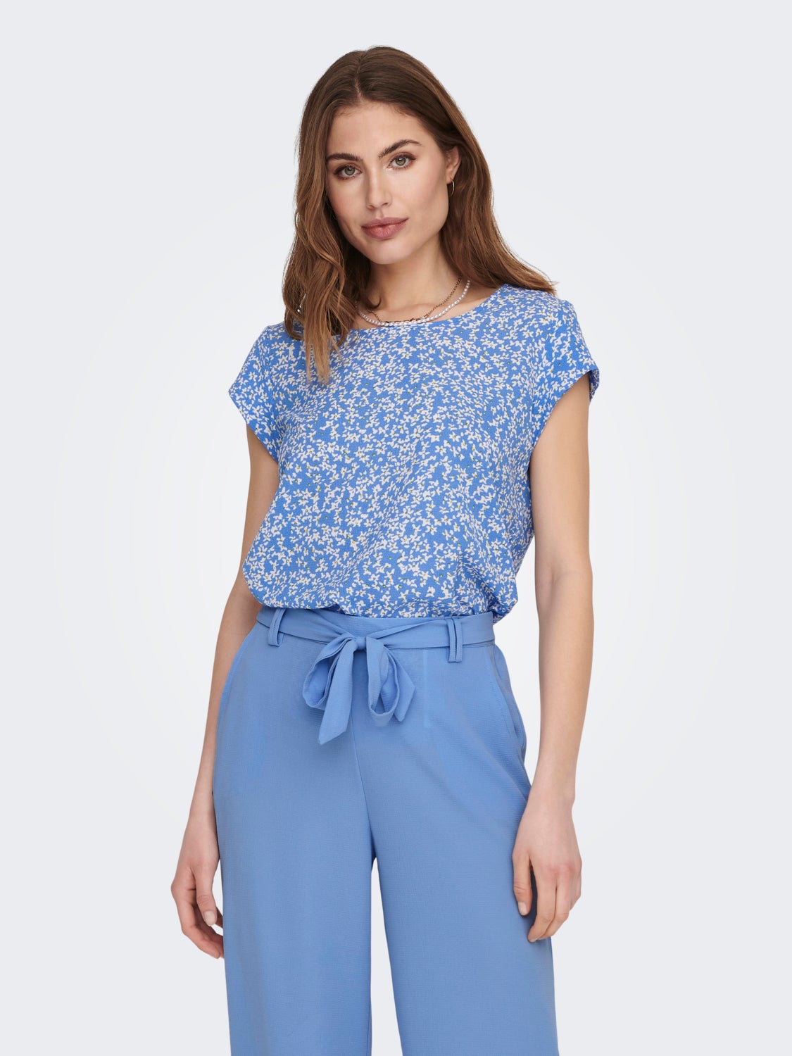 Printed Short Sleeved Top