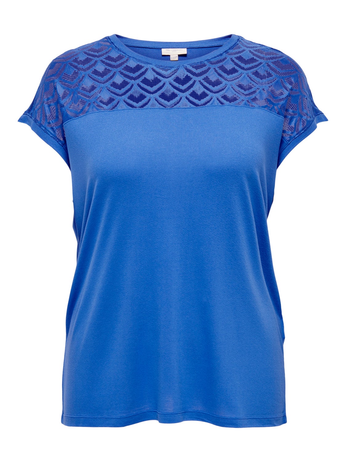 Curvy lace detail Top