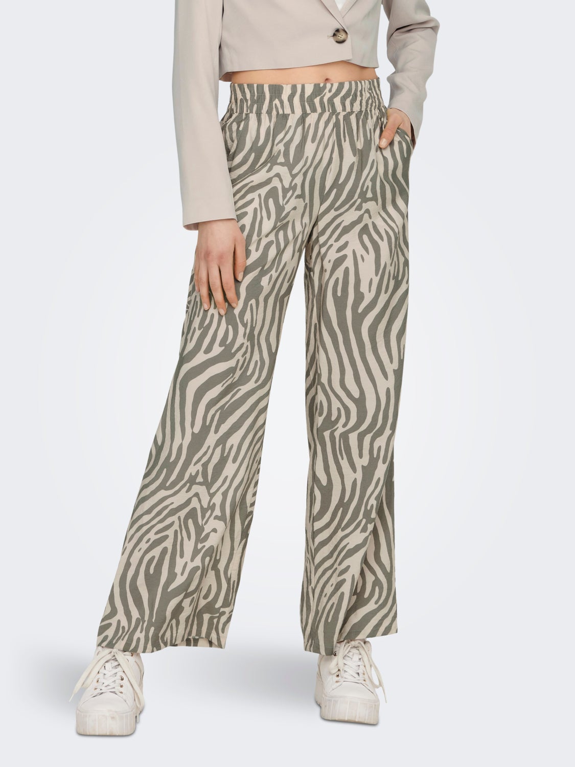 Wide Leg Fit Regular waist Trousers