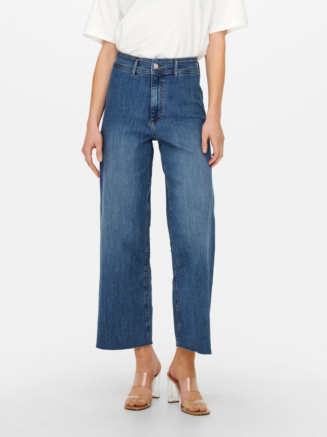 ONLSylvie wide high waisted jeans