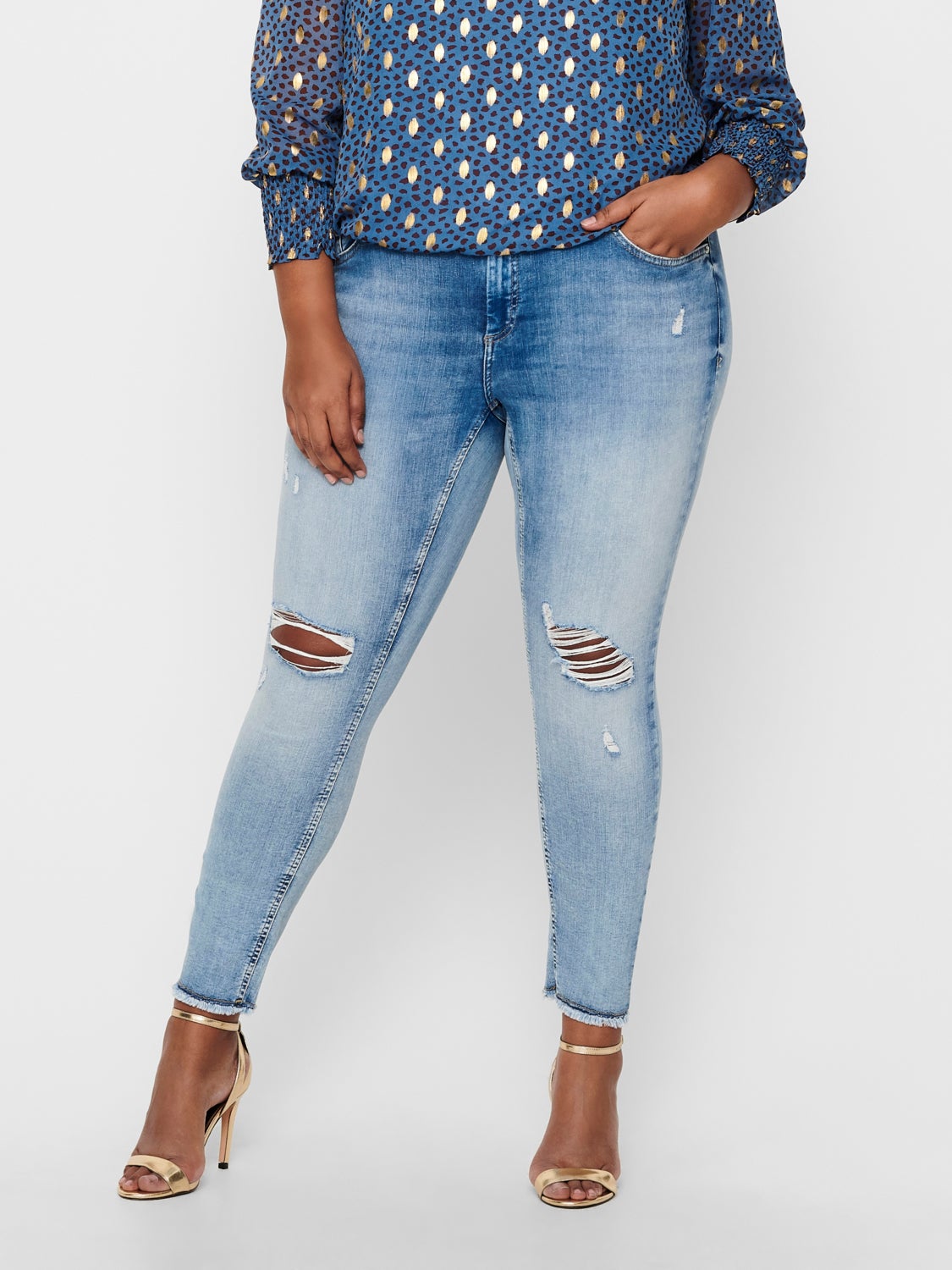 CurvyCarwilly life reg ankle Skinny fit jeans