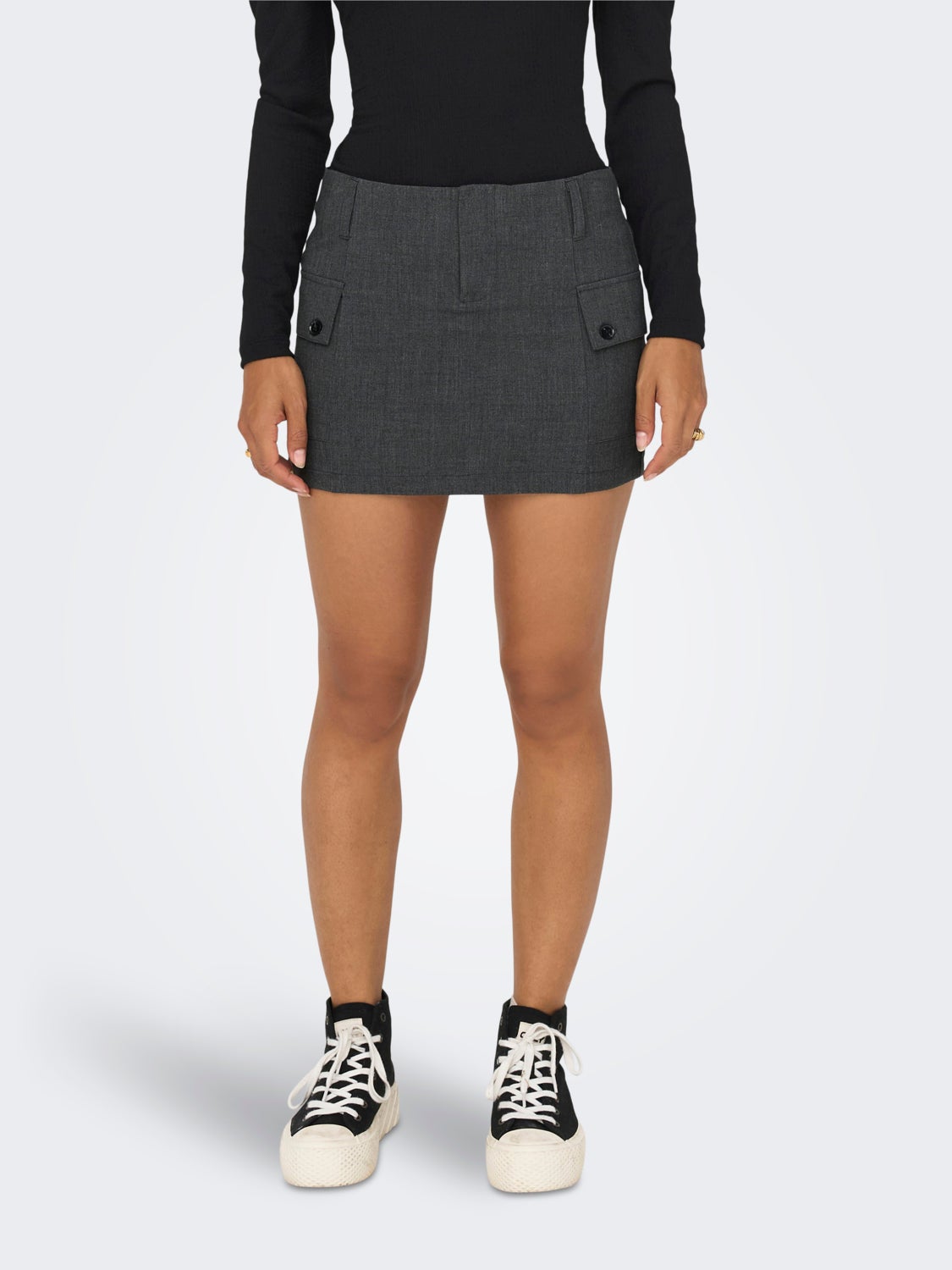Mini skirt with cargo pockets