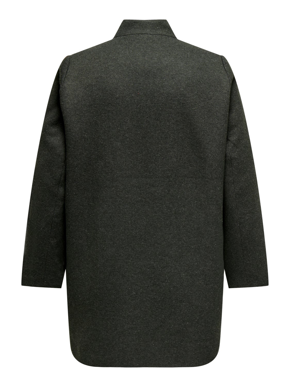 Curvy blazer with spread collar