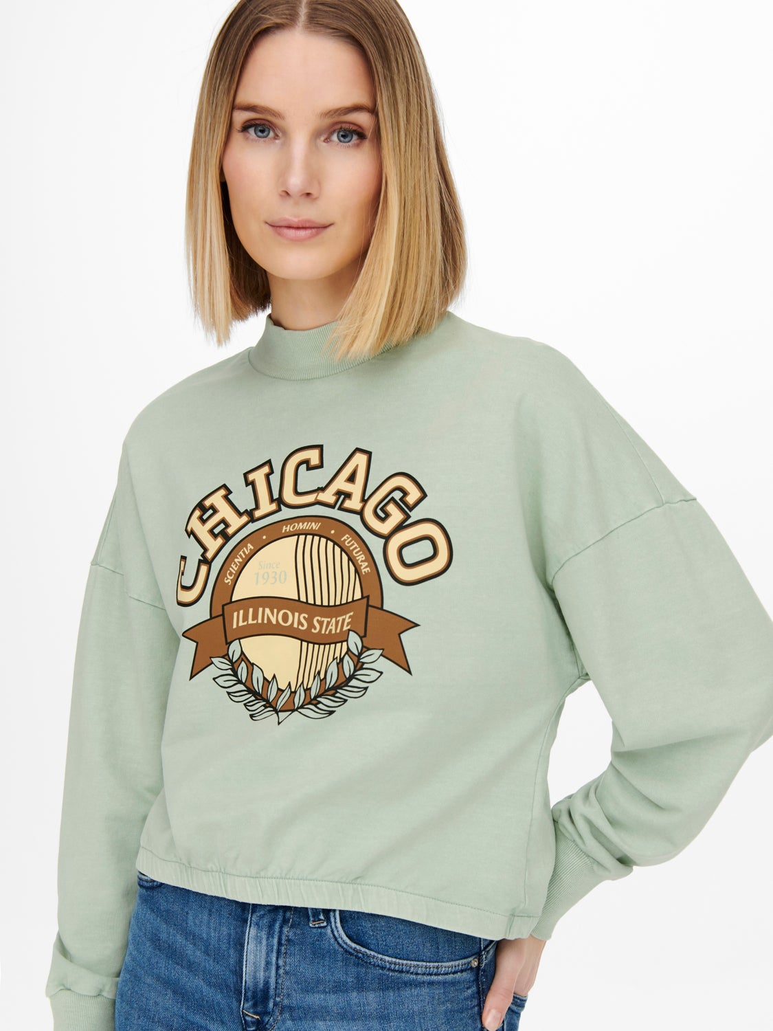 High neck Sweatshirt