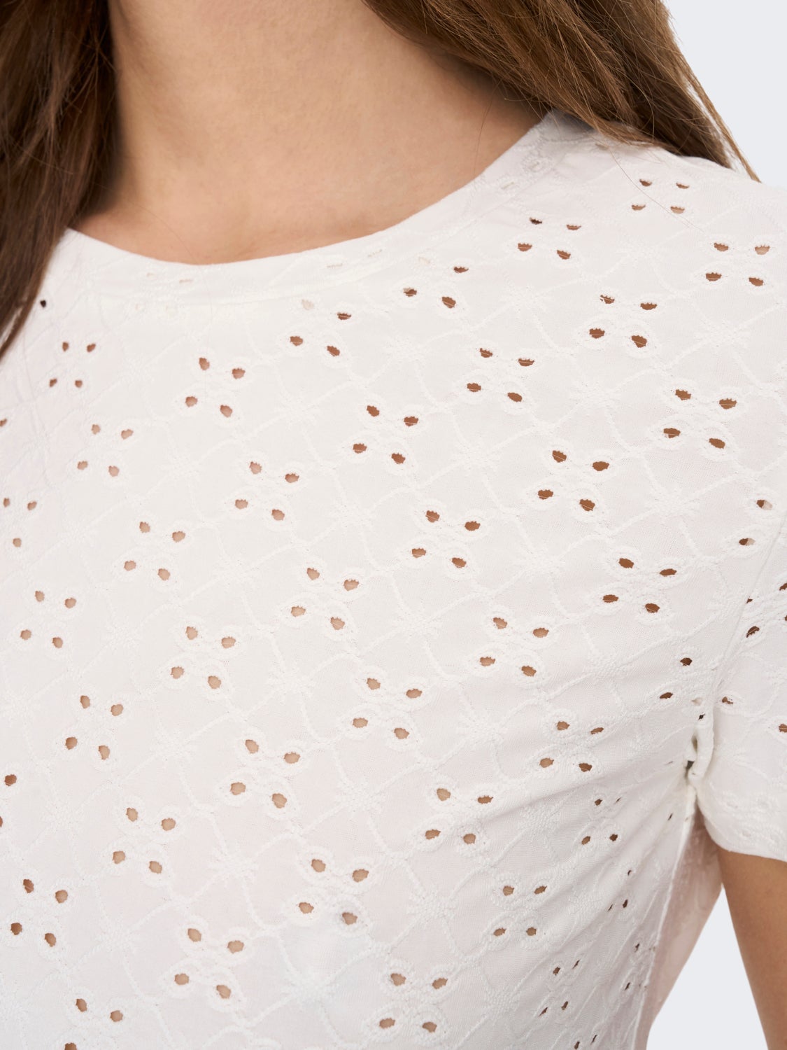 Detailed Short Sleeved Top