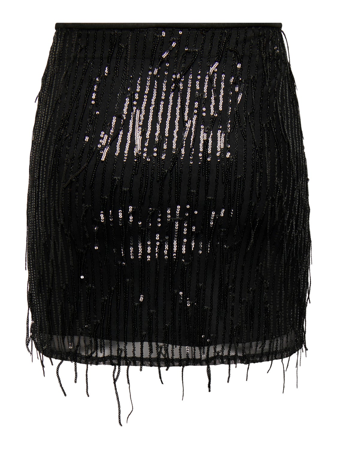 Mini skirt with glitter