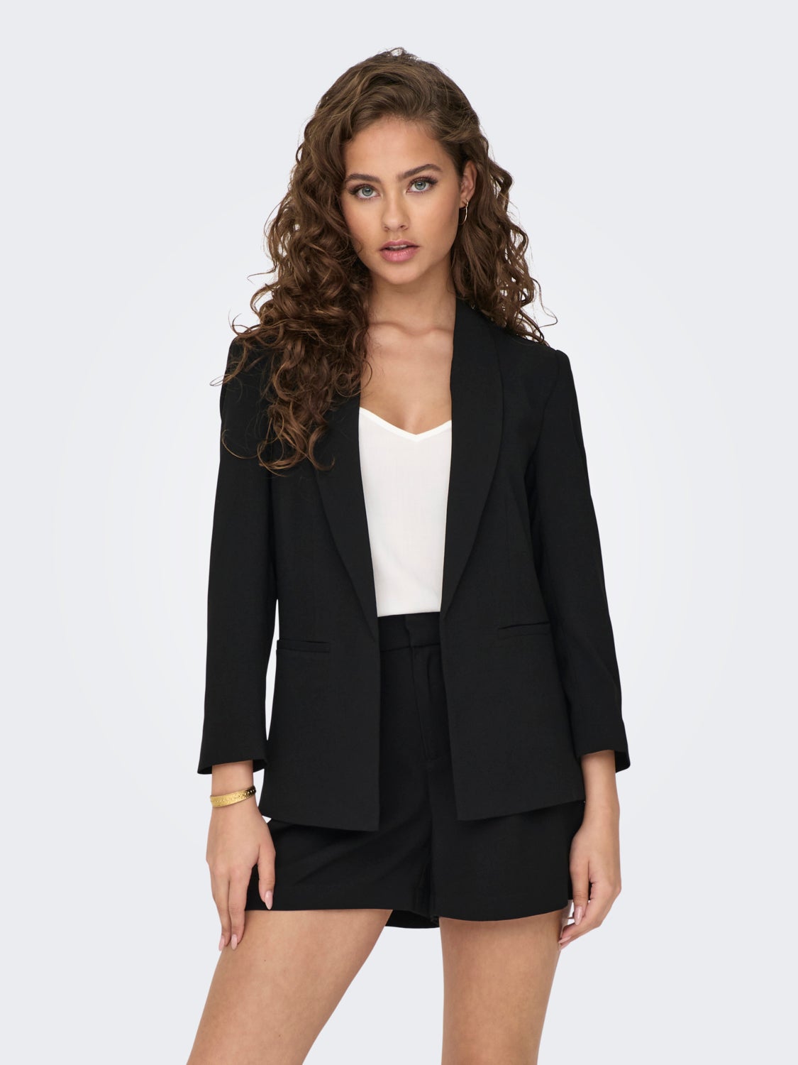 Loose Fit Open Blazer