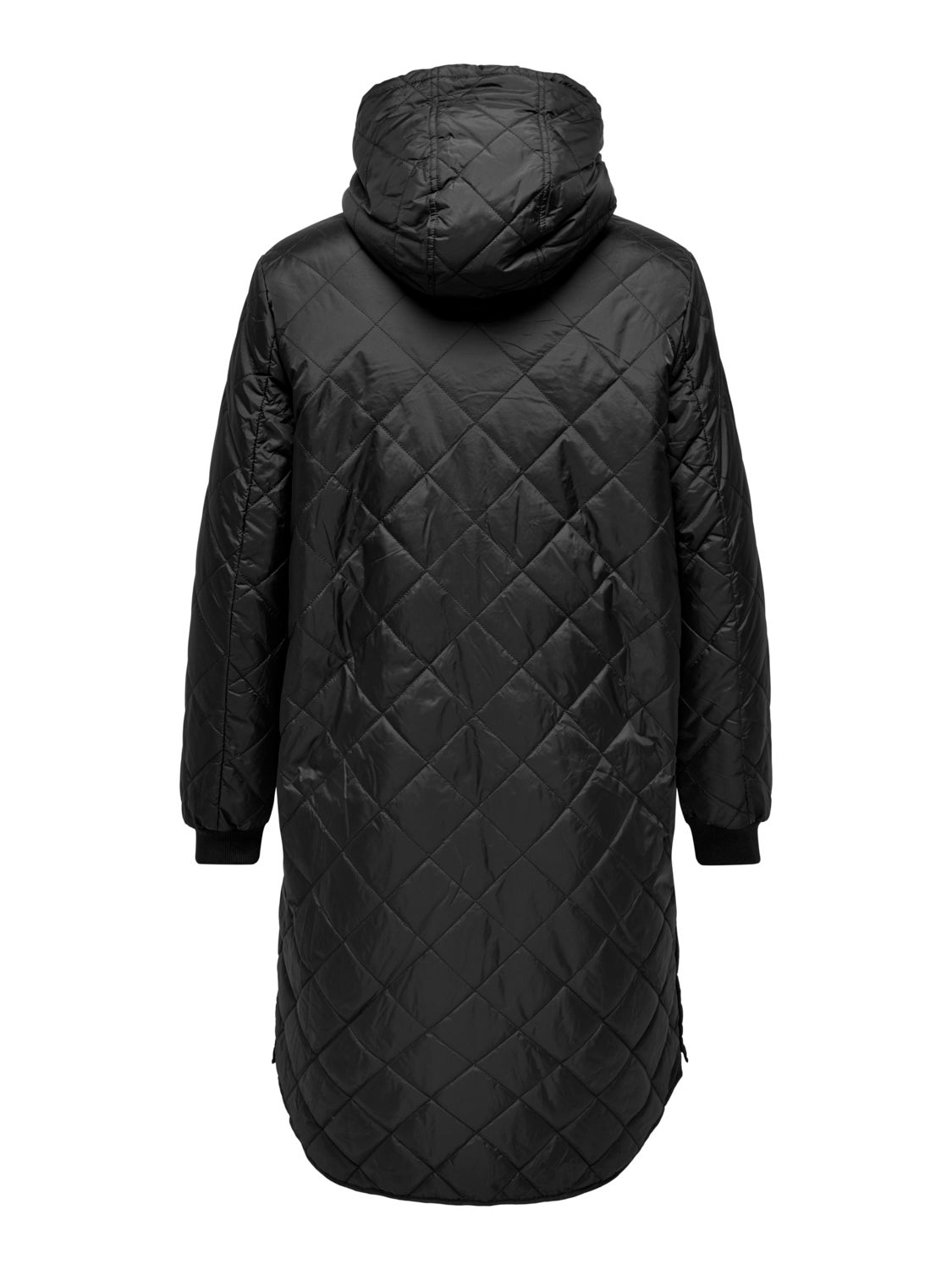 curvy Long hooded jacket
