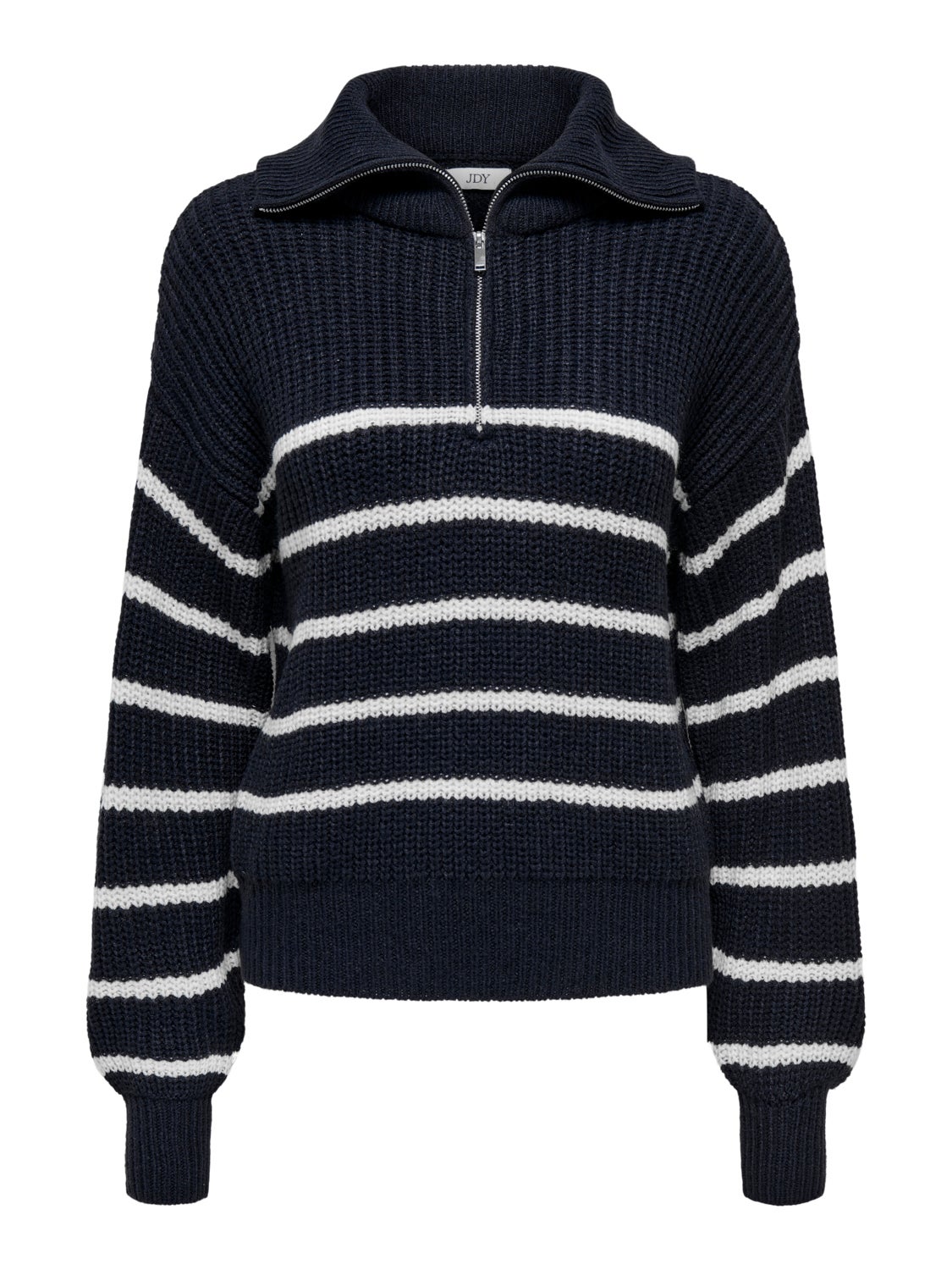 High neck knitted pullover