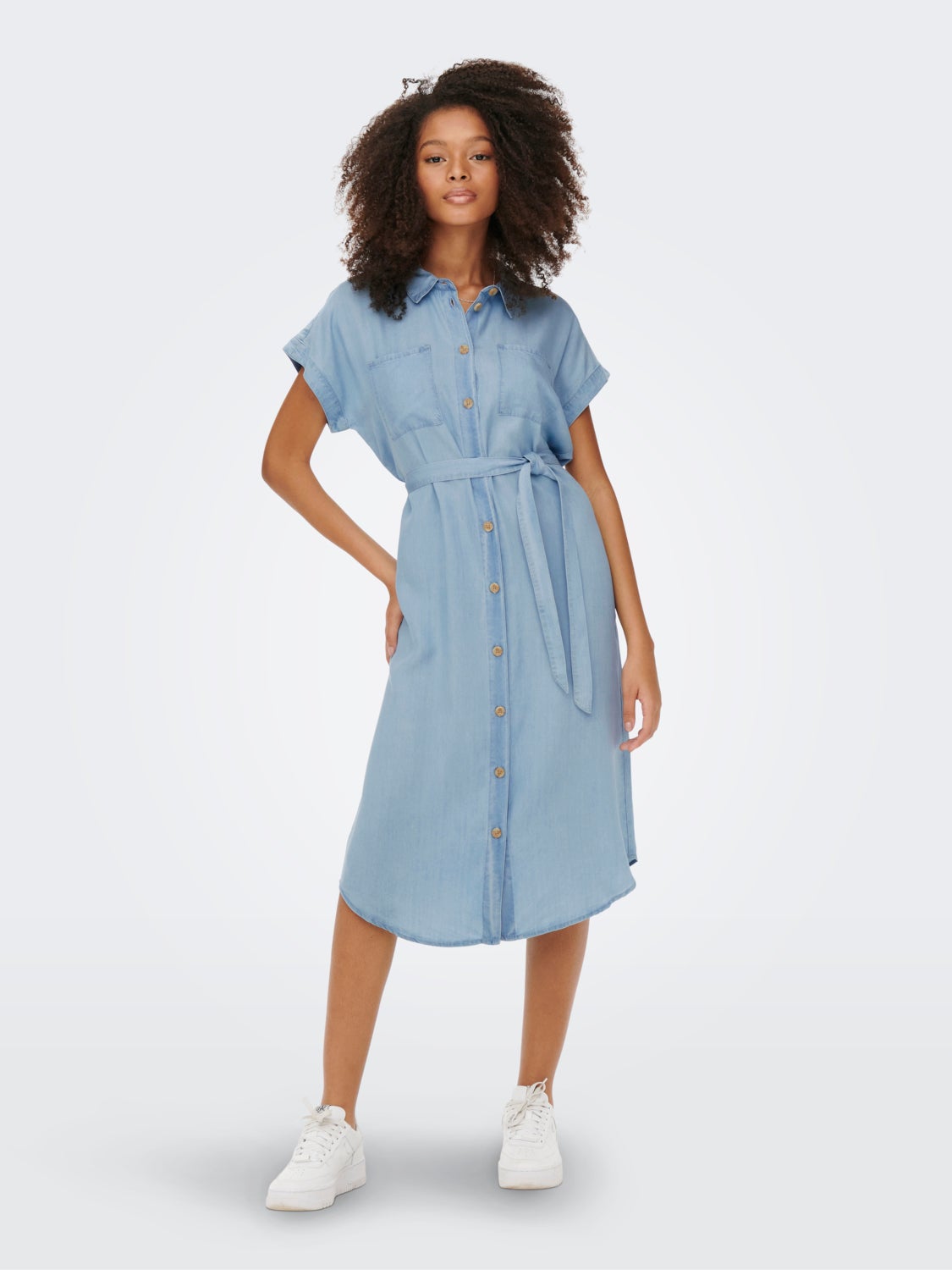 Short sleeved Denim Dress
