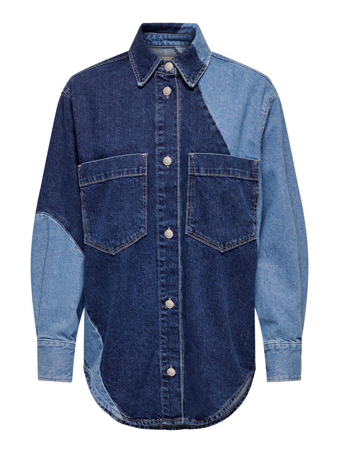 Mix denim shirt