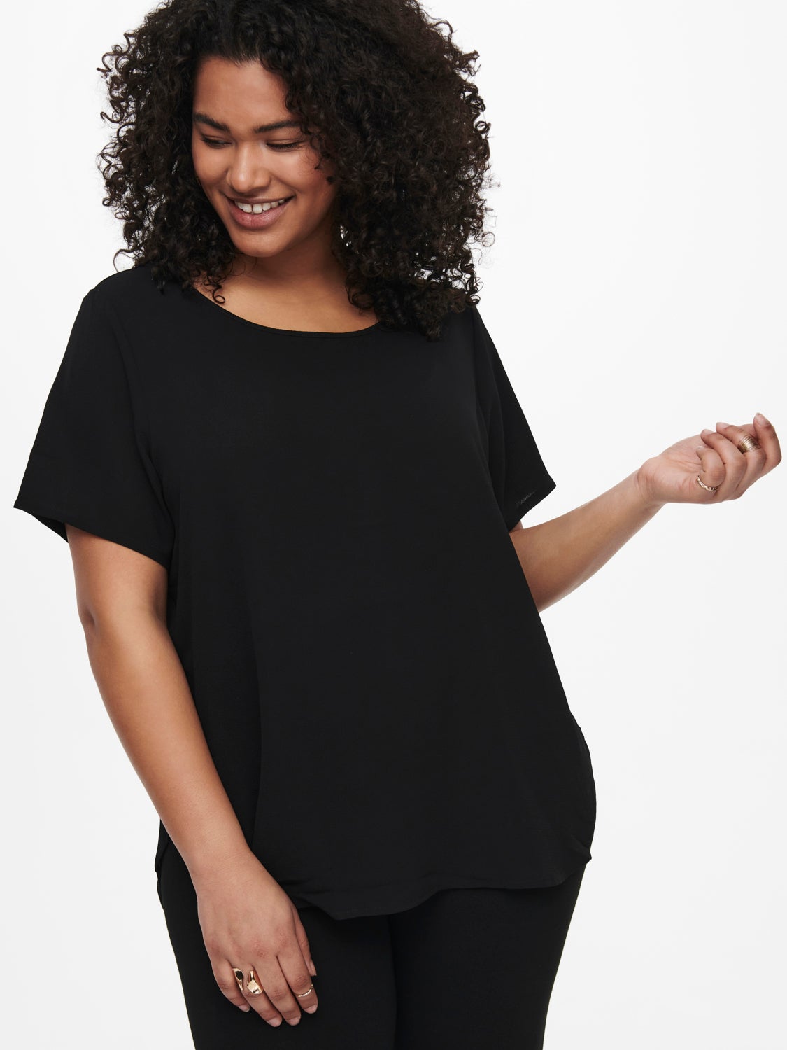 Curvy short sleeve Top