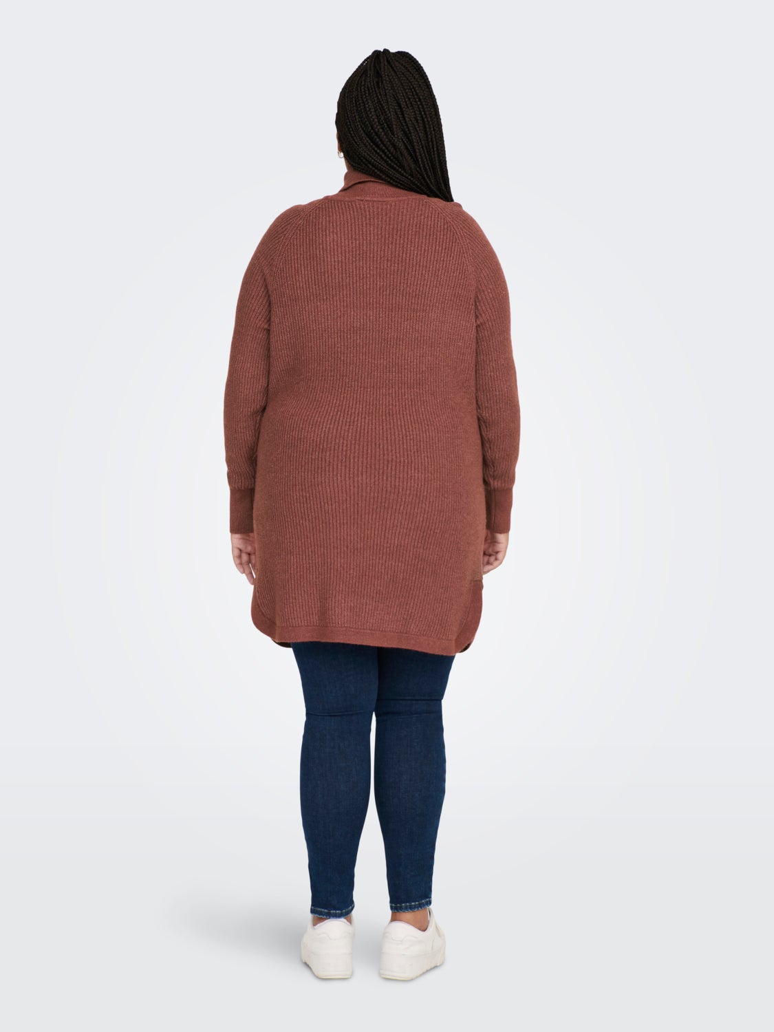 Curvy rollneck Knitted Pullover