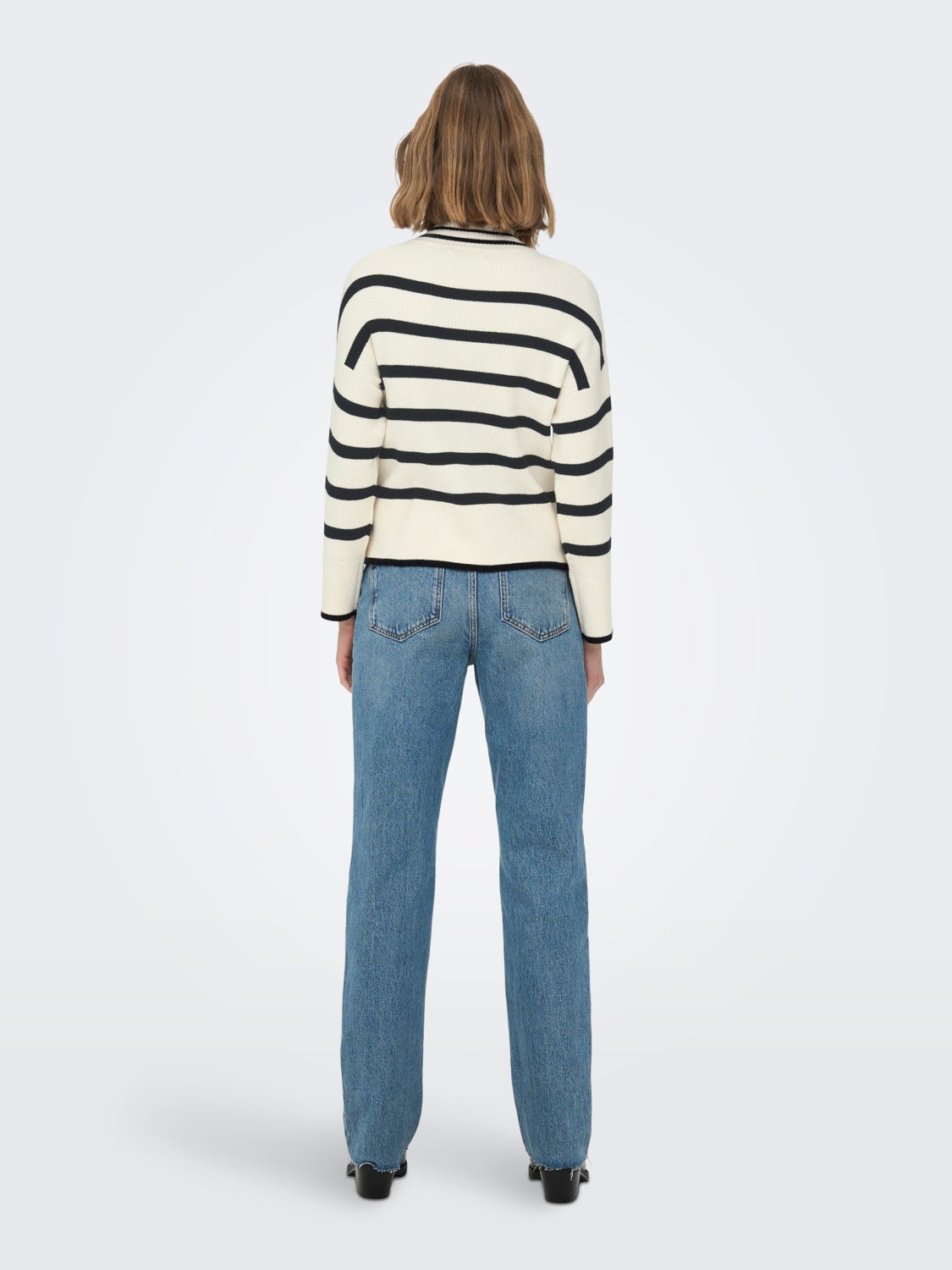 Highneck Knitted Pullover