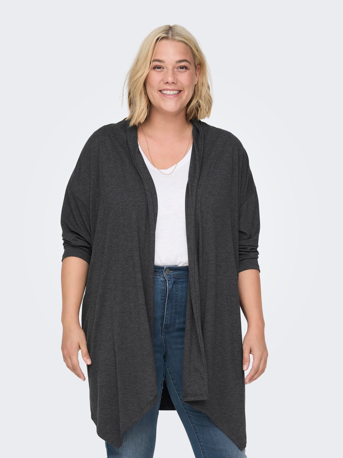 Curvy 3/4 sleeve Cardigan