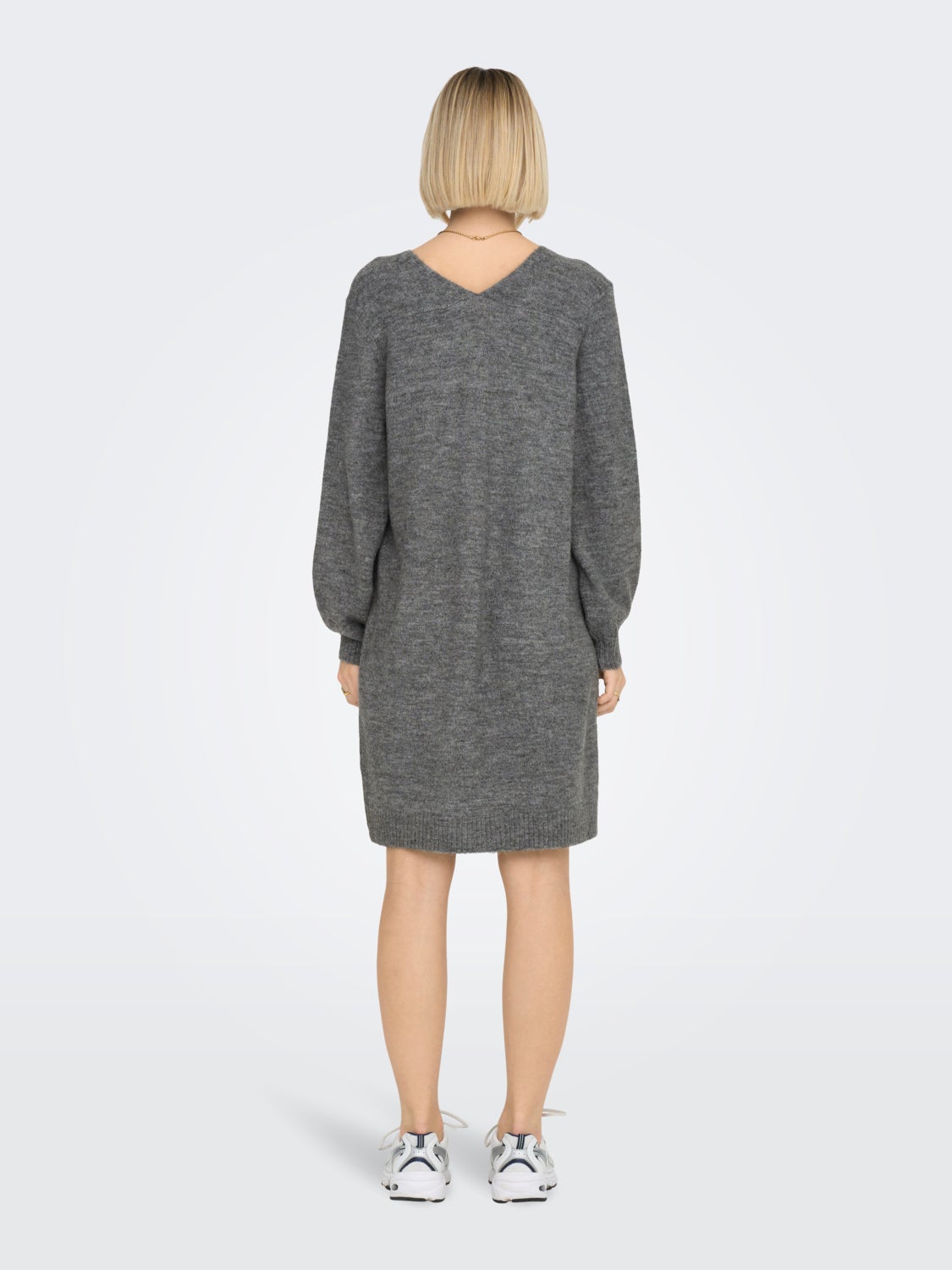 V-neck Knitted Dress