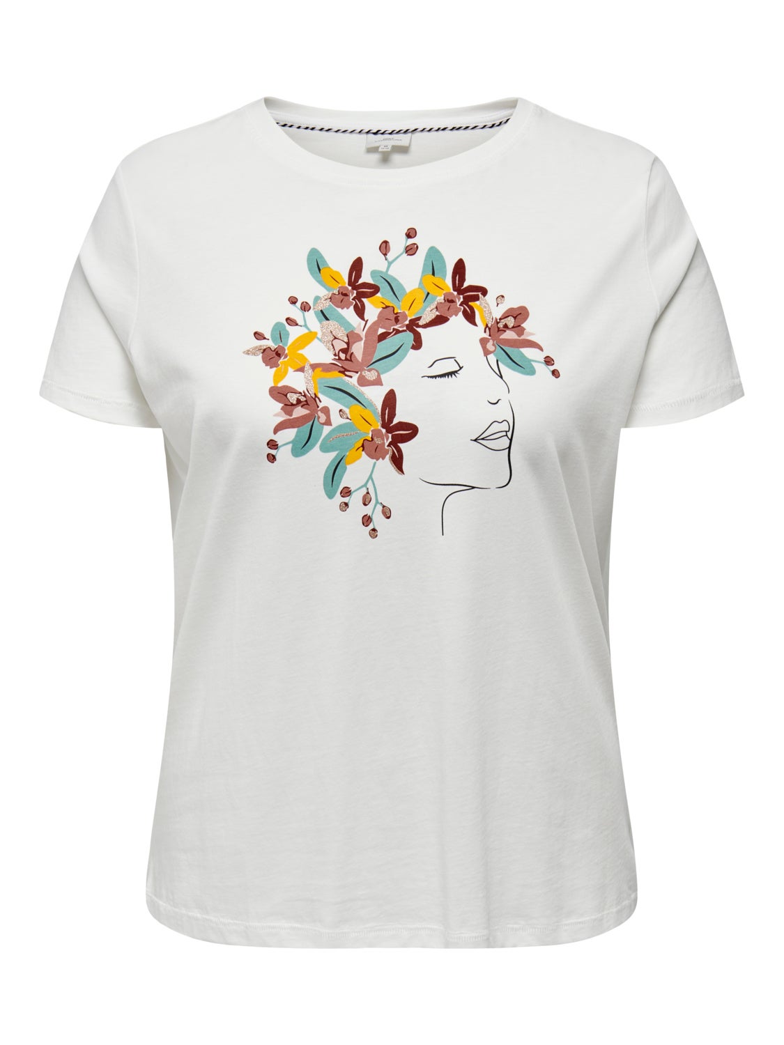 Curvy printed t-shirt