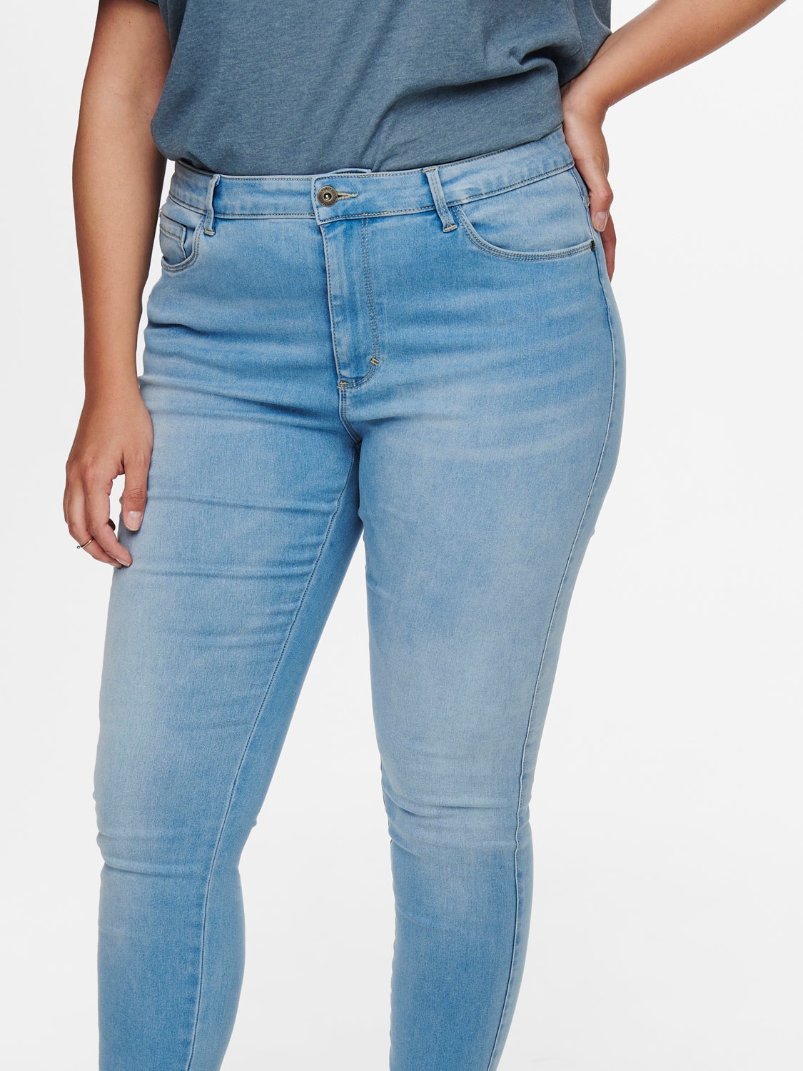 Curvy CarAugusta hw Skinny fit jeans