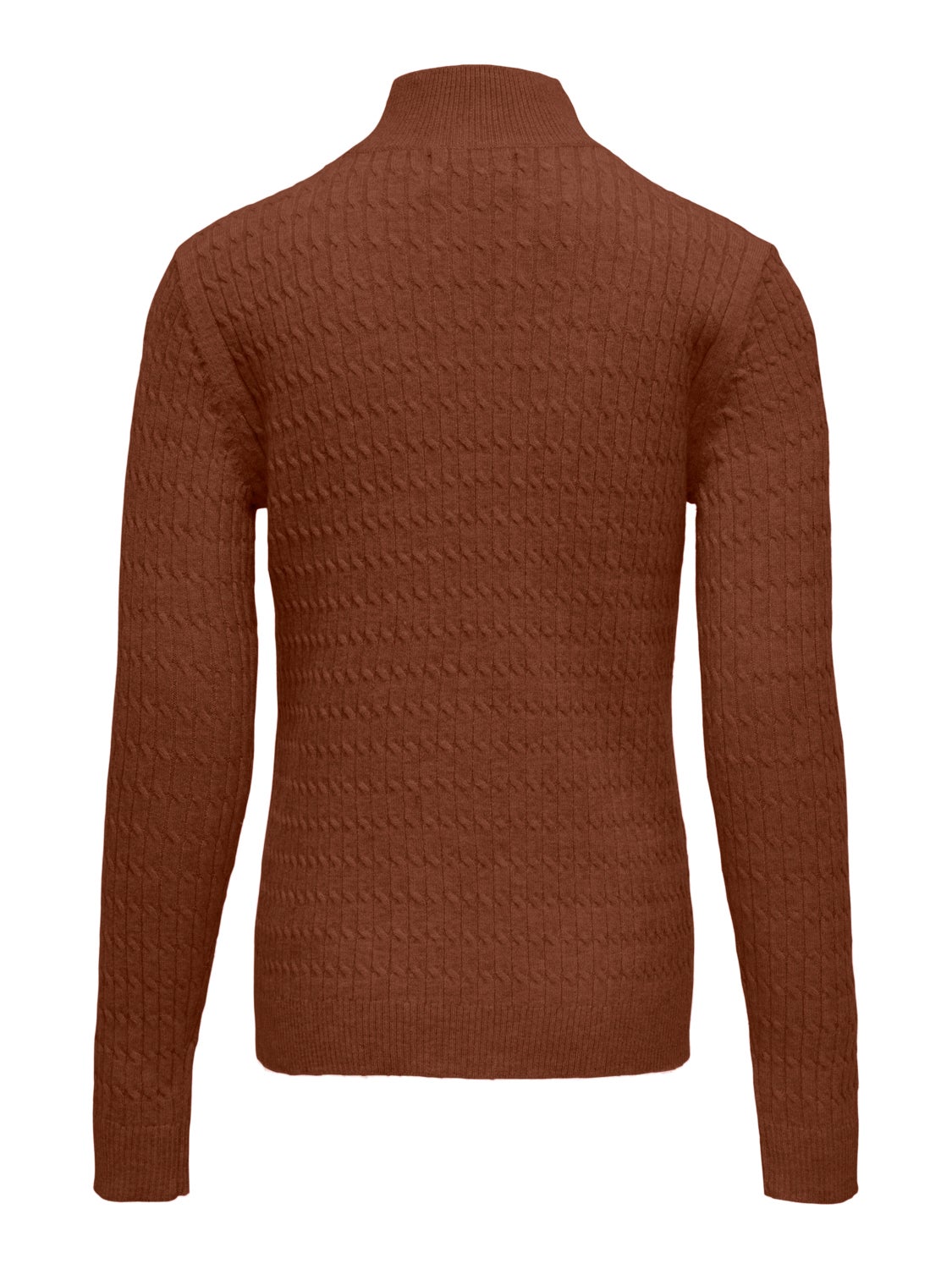 Textured knitted pullover
