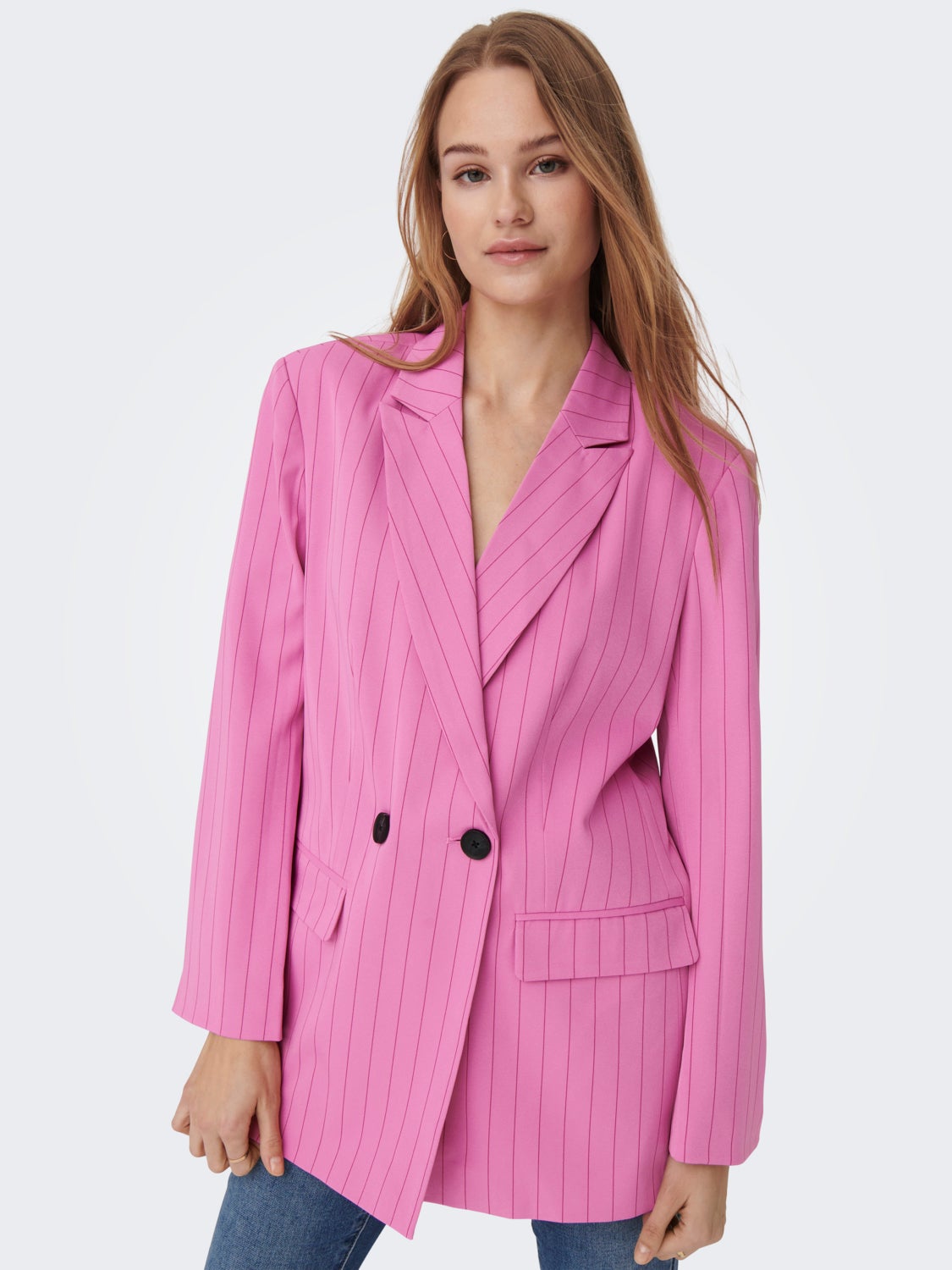 Oversize Fit Reverse Blazer