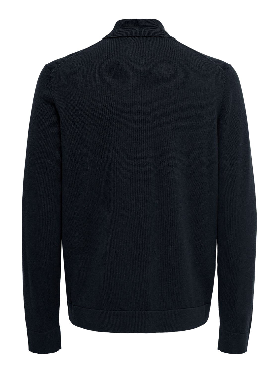 Pullover with roll neck