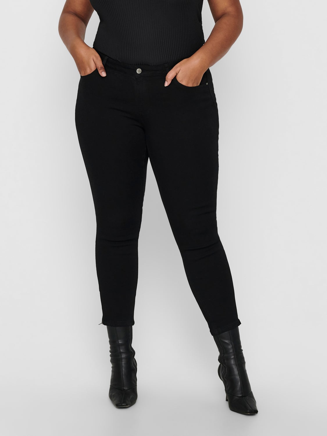 Curvy CARKarla reg ankle zip Skinny fit jeans