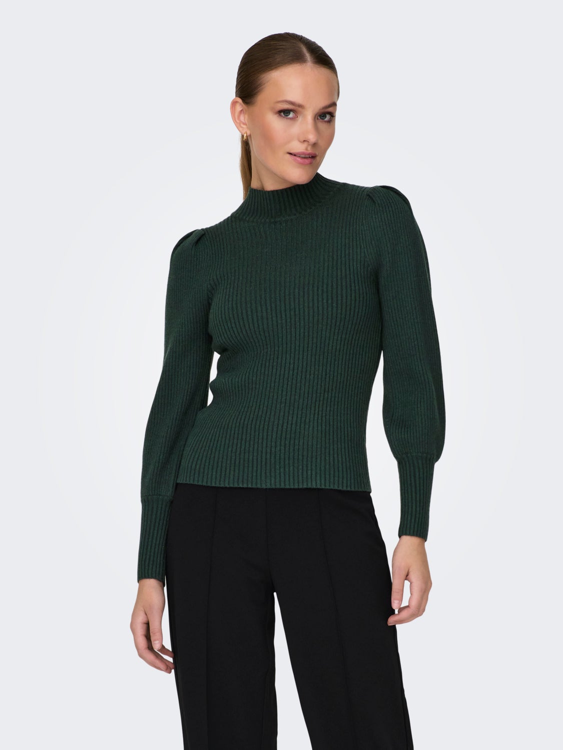 High neck Knitted Pullover