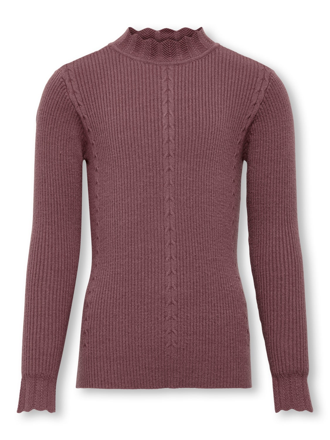 Long sleeves top with high neck