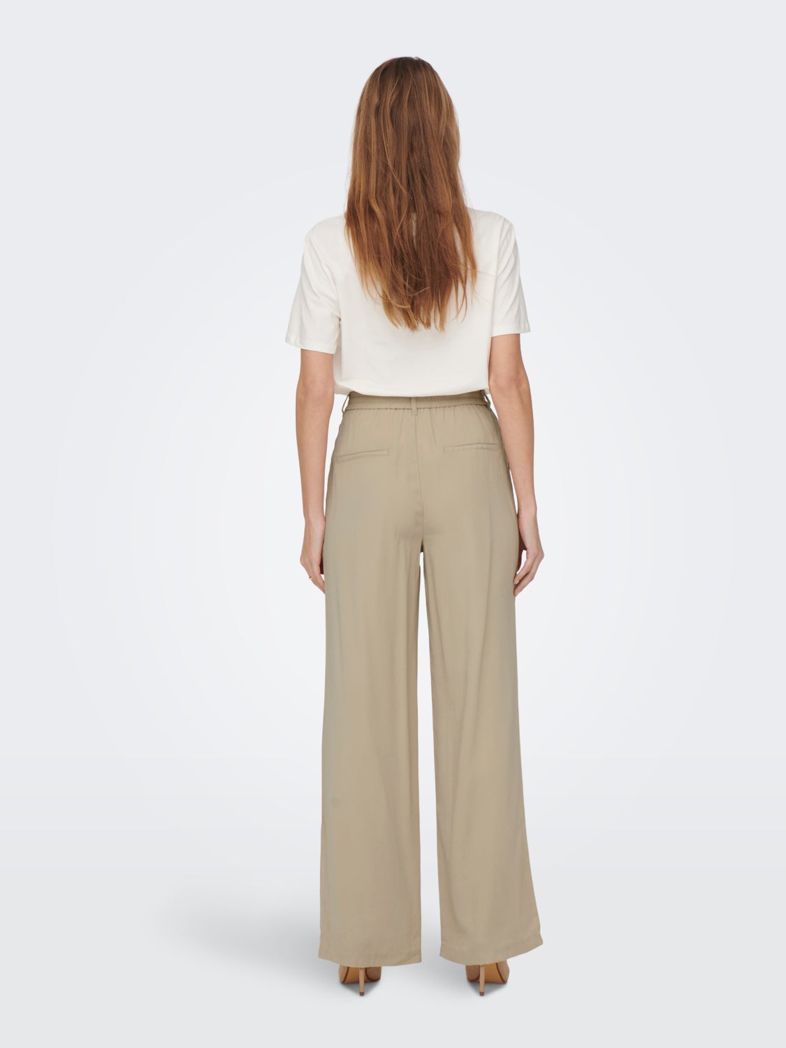 High waisted Straight Pants