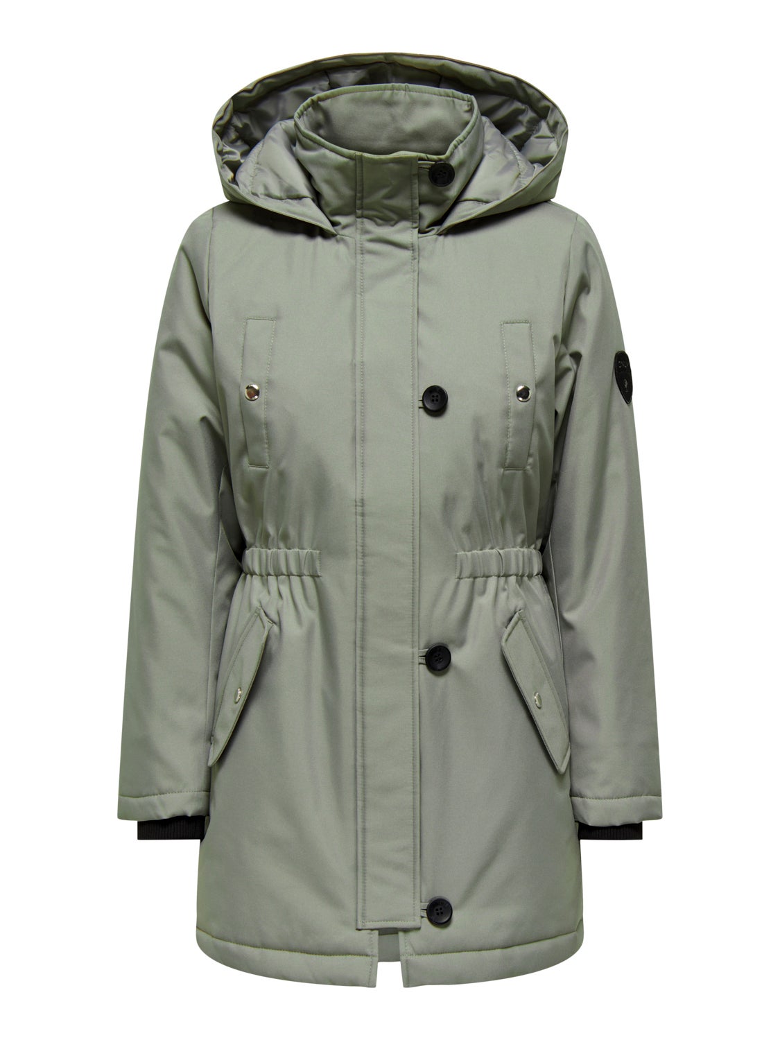 High neck parka