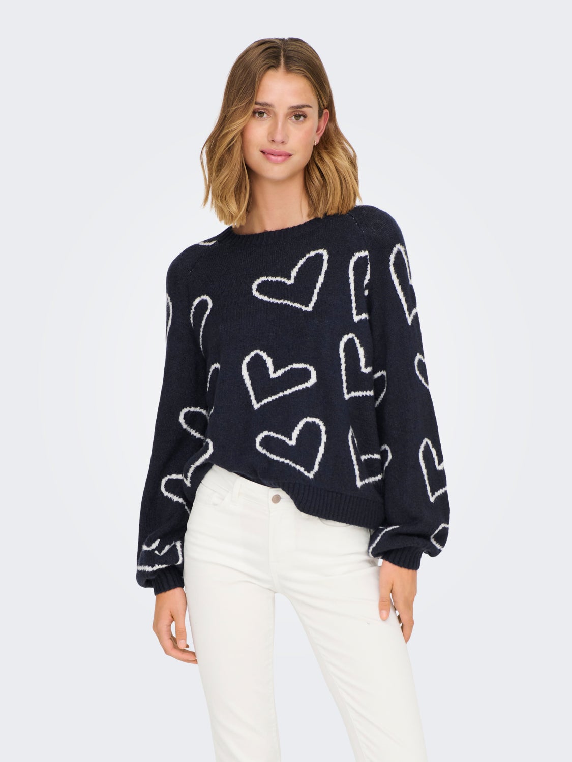 Knit with Balloon Sleeves