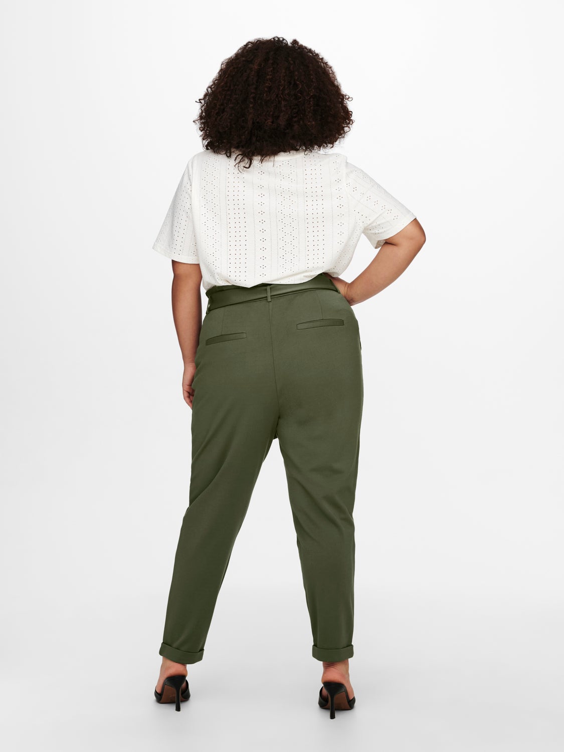 CurvyGoldtrash paperbag Trousers