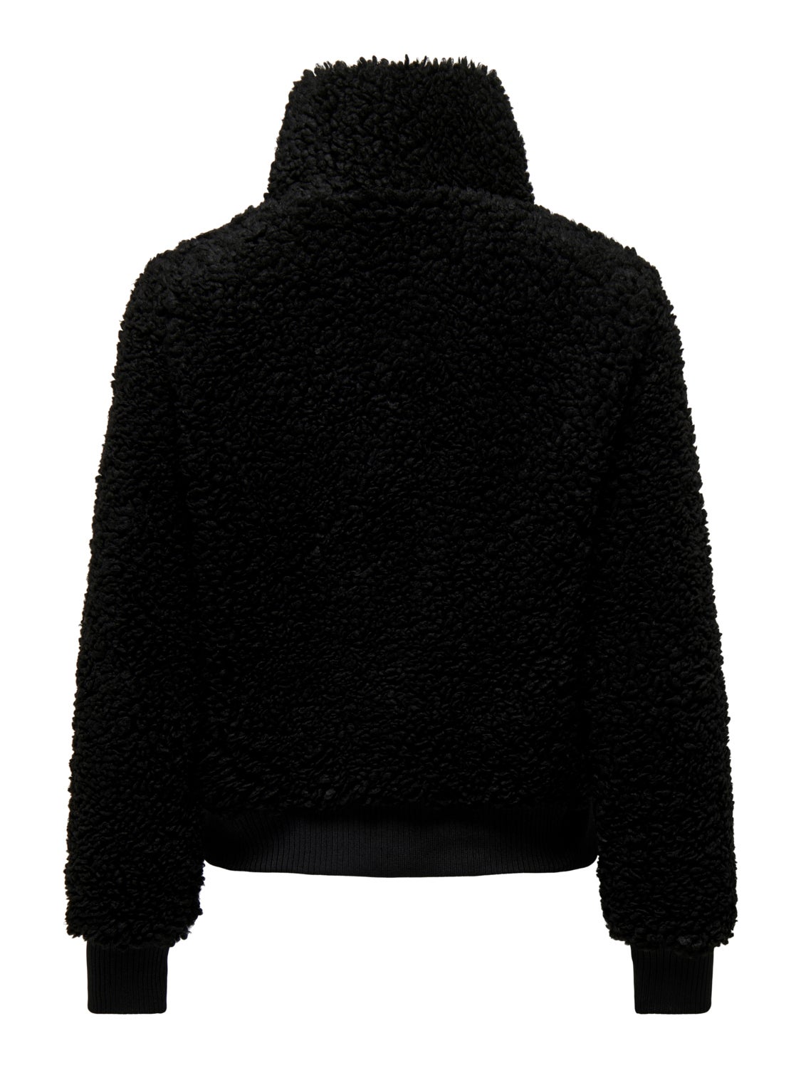 Teddy jacket with high neck